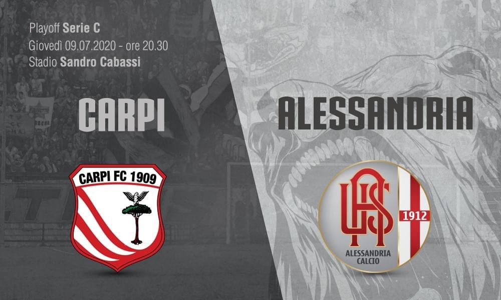 Carpi-Alessandria, match valevole per i playoff di Serie C 2020