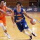 Luca Valentini, play della JB Monferrato, in azione durante il match di Supercoppa A2 2020, contro il Derthona Basket