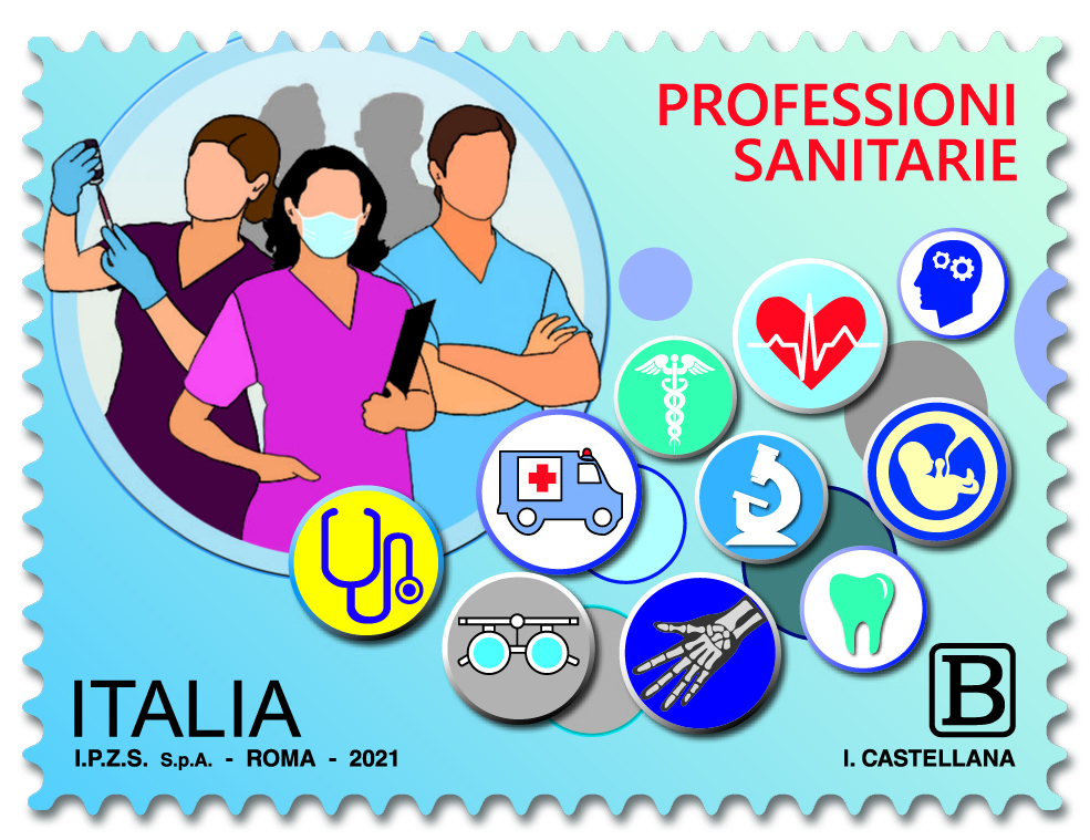 Il francobollo sulle professioni sanitarie