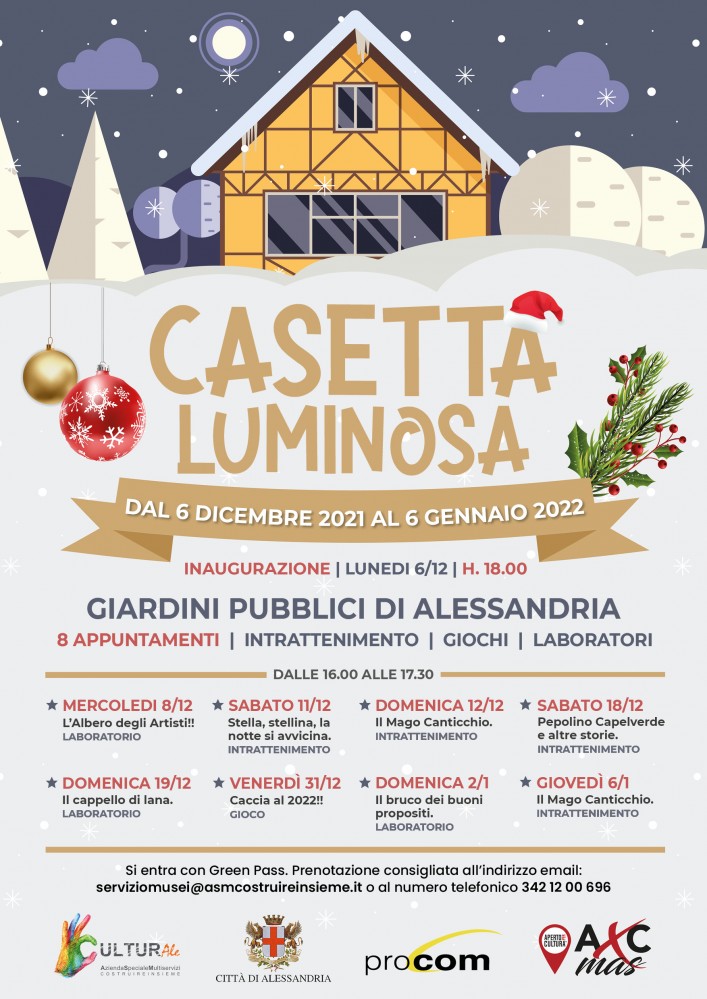 Casetta luminosa Alessandria